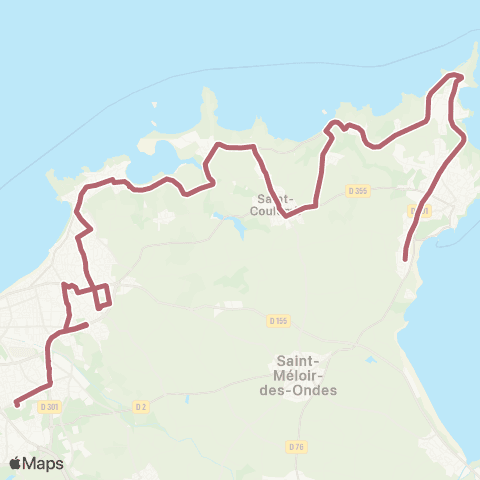 MAT Scolaires Saint-Malo - Cancale map