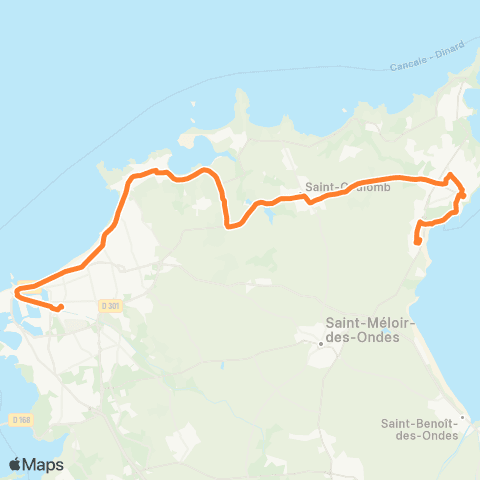 MAT Scolaires Terrelabouet - Saint-Malo Gares map