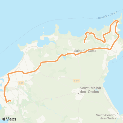 MAT Scolaires Saint-Malo - Cancale map