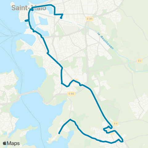 MAT Scolaires Saint-Malo - Saint-Jouan map