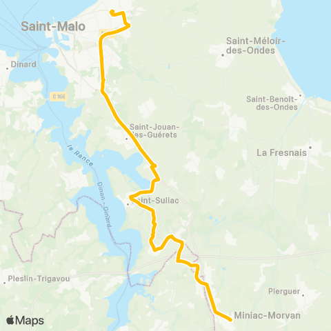 MAT Scolaires Miniac - Choisy map