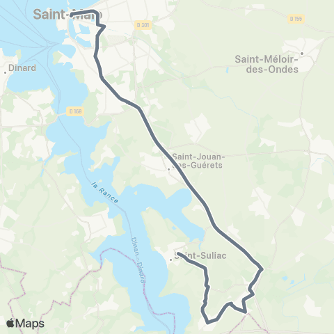 MAT Scolaires Saint-Suliac - Saint-Malo map