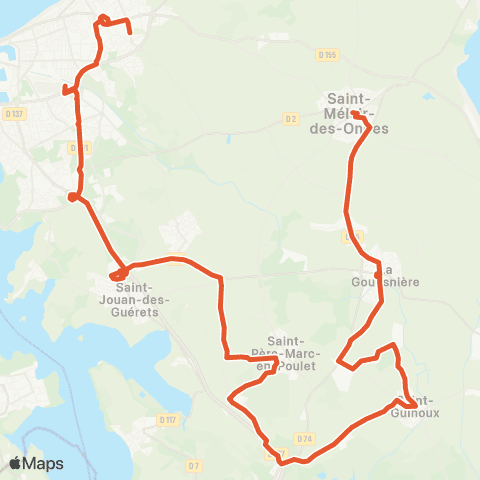 MAT Scolaires Saint-Malo - Saint-Père Gousnière map