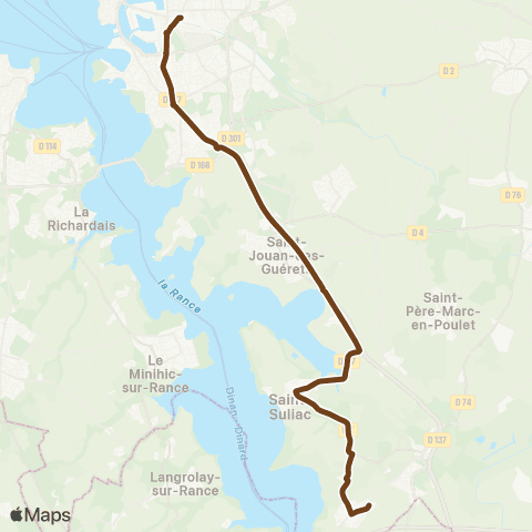 MAT Scolaires Saint-Malo Gares - la Ville-ès-Nonnais map