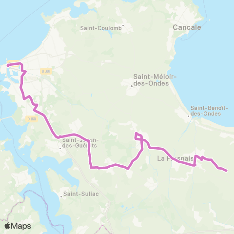 MAT Scolaires Saint-Père - Saint-Malo Intra-Muros map