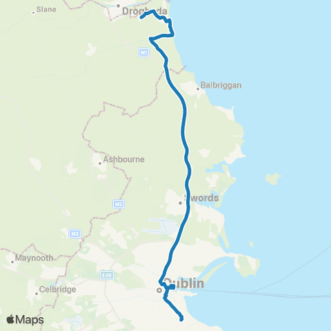 Matthews Grange Rath - Cathal Brugha St (Dublin) map