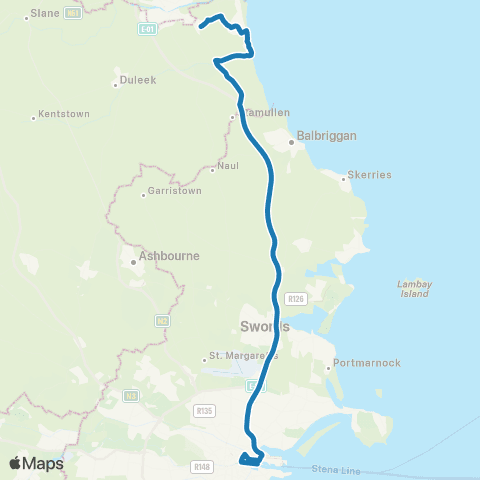 Matthews Bettystown - Laytown - Dublin map