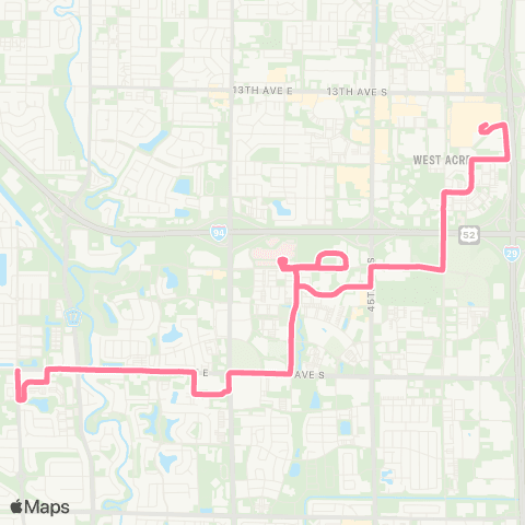 MATBUS 24 - Route 24 map