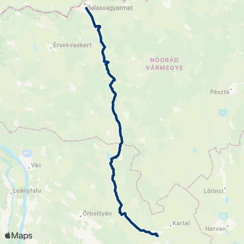 MÁV  map