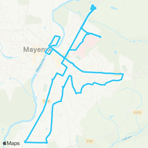 May'bus Devizes - Grand Nord map
