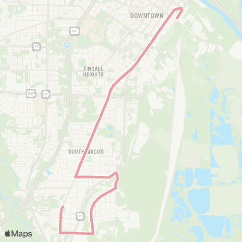 MBCTA Houston Avenue map
