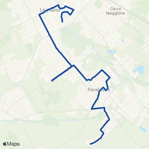 Movibus Legnano - Canegrate - Parabiago map