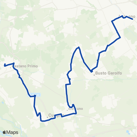 Movibus Castano P. - Busto Garolfo - Legnano map
