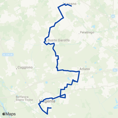 Movibus Magenta - Corbetta - Busto Garolfo - Legnano map