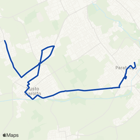 Movibus Arconate - Villa Cortese - Busto G. - Parabiago map