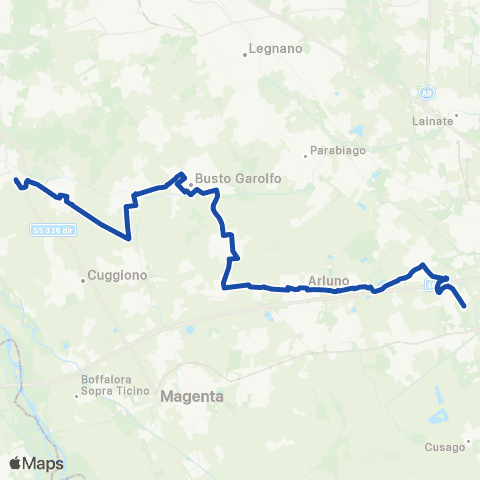 Movibus Cornaredo - Pregnana - Arluno - Casorezzo / Torno map