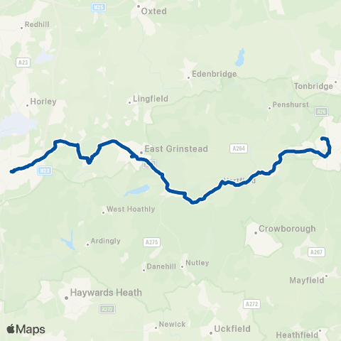 Metrobus Royal Victoria Place - Bus Station map