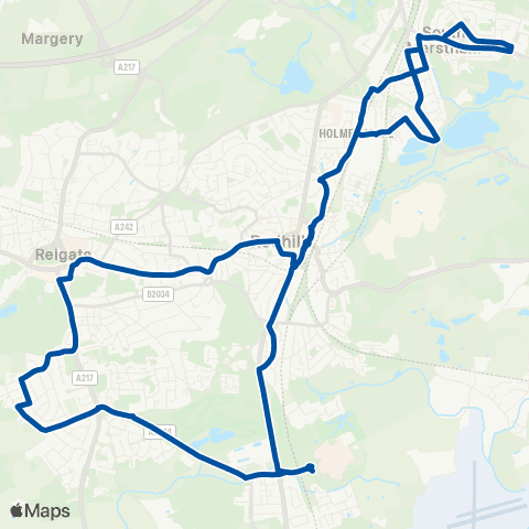 Metrobus Portland Dr Flats - Portland Dr Flats map