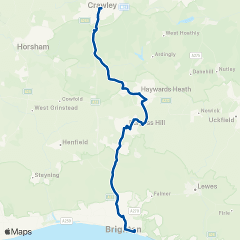 Metrobus County Hospital - Bus Station map