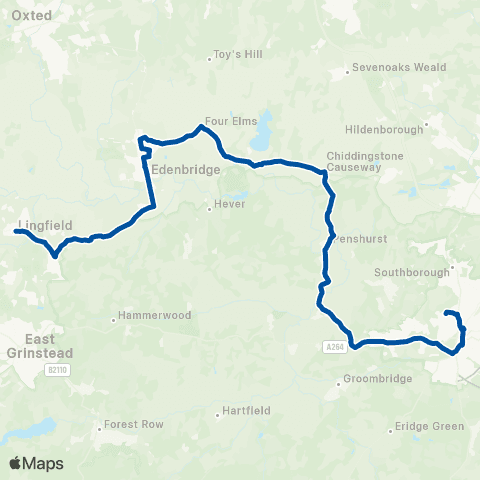 Metrobus Royal Victoria Place - Post Office map