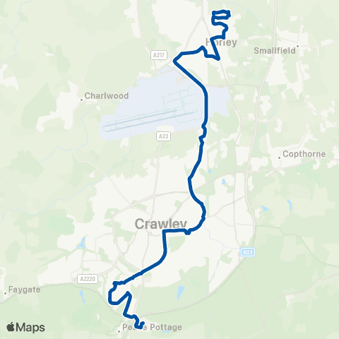 Metrobus Orchard Drive - Woodgate Primary Academy map