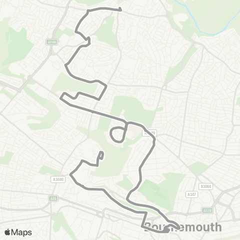 morebus Library - Sunridge Close map