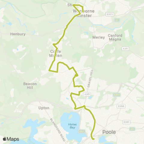 morebus The Square - Bus Station map