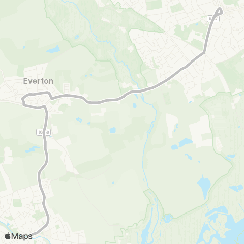 morebus Priestlands School - Barnes Lane map