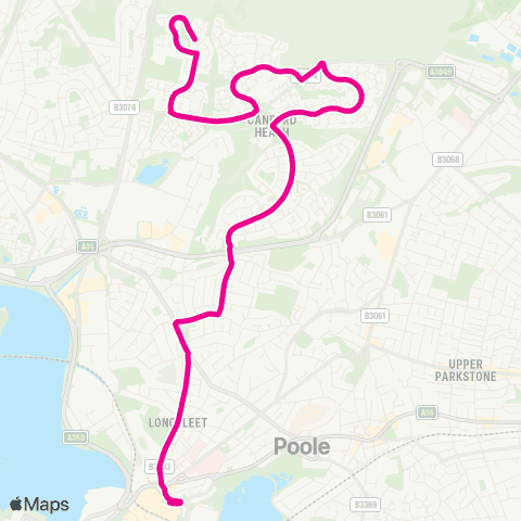 morebus Bus Station - Steeple Close map