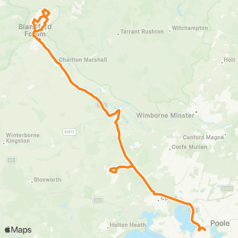 morebus Crown Hotel - Bus Station map
