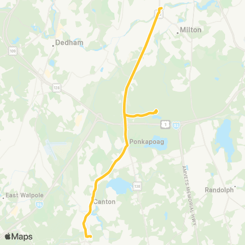 MBTA Cobbs Corner - Mattapan Station map