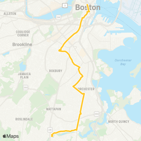 MBTA Kane Square - Ruggles Station map