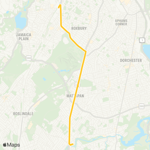 MBTA Mattapan Station - Jackson Sq Station map