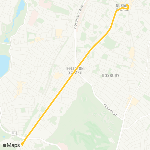 MBTA Forest Hills - Dudley Station map