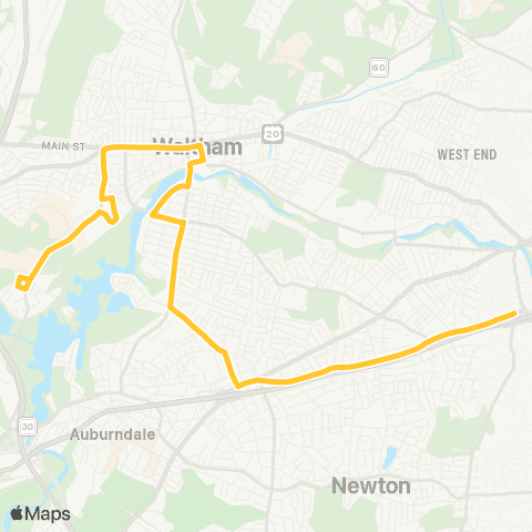 MBTA Roberts - Federal & Franklin Sts. map
