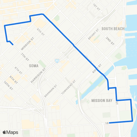Mission Bay TMA  map