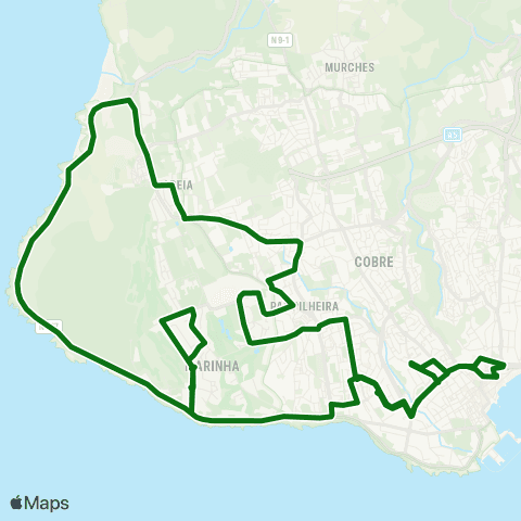 Mobi Cascais Cascais - Qta Da Marinha - Guincho - Cascais map