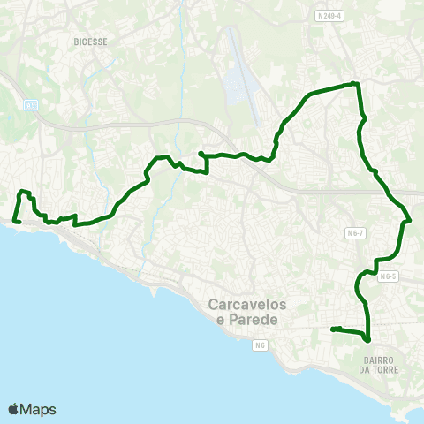 Mobi Cascais Talaíde - Estoril map