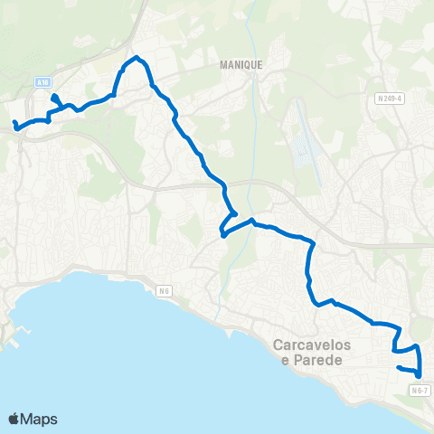 Mobi Cascais Carcavelos - Hospital De Cascais map