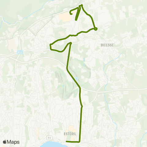 Mobi Cascais Estoril - Cascaishopping map