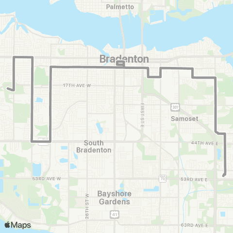 MCAT 9th Ave East & West map