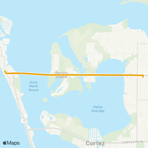 MCAT Beach Connect Shuttle map