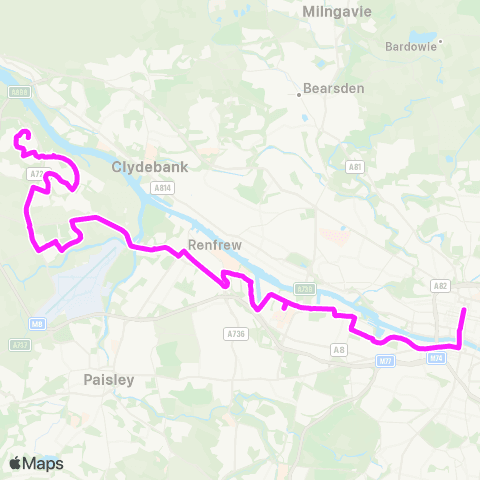 McGill's Bus Service Rattray - Bath Street map