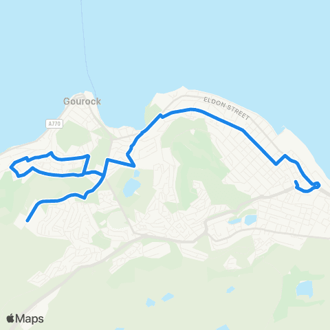 McGill's Bus Service West Stewart Street - St Andrews Lane map