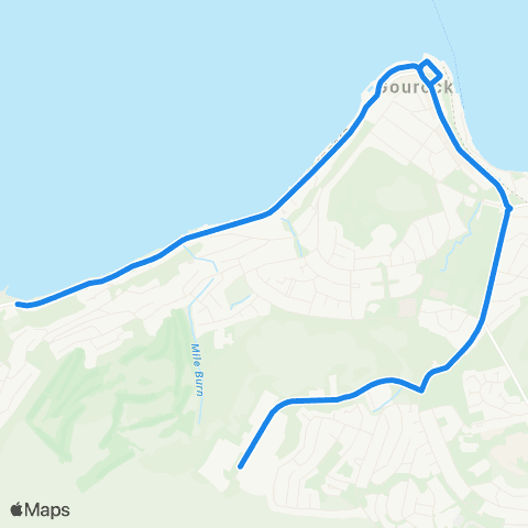 McGill's Bus Service McInroys Point - Industrial Estate map