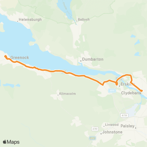 McGill's Bus Service Bus Station - Clydebank Railway Station map