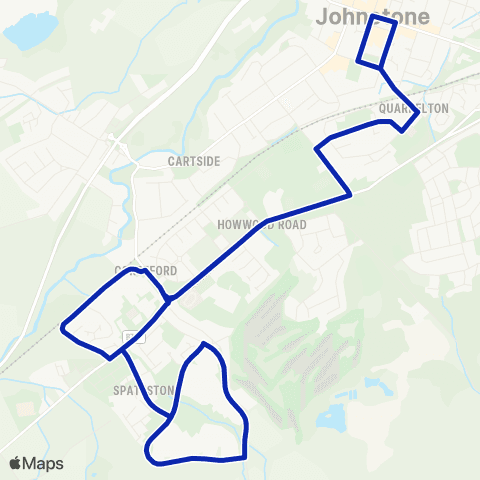 McGill's Bus Service Houston Square - Houston Square map