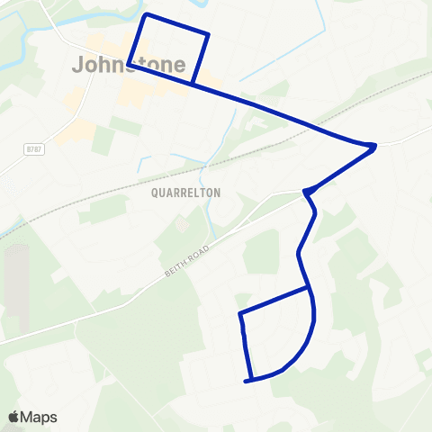 McGill's Bus Service Houston Square - Houston Square map