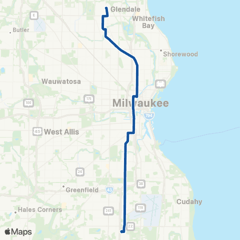 MCTS M.L. King - S.13th Street map