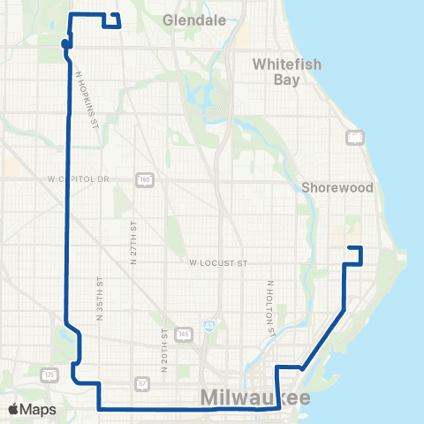 MCTS Sherman - Wisconsin map